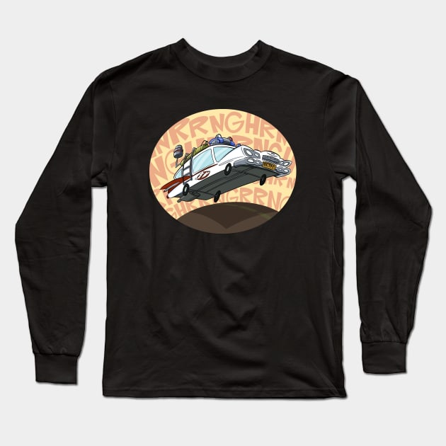 Ecto-1 Long Sleeve T-Shirt by westinchurch